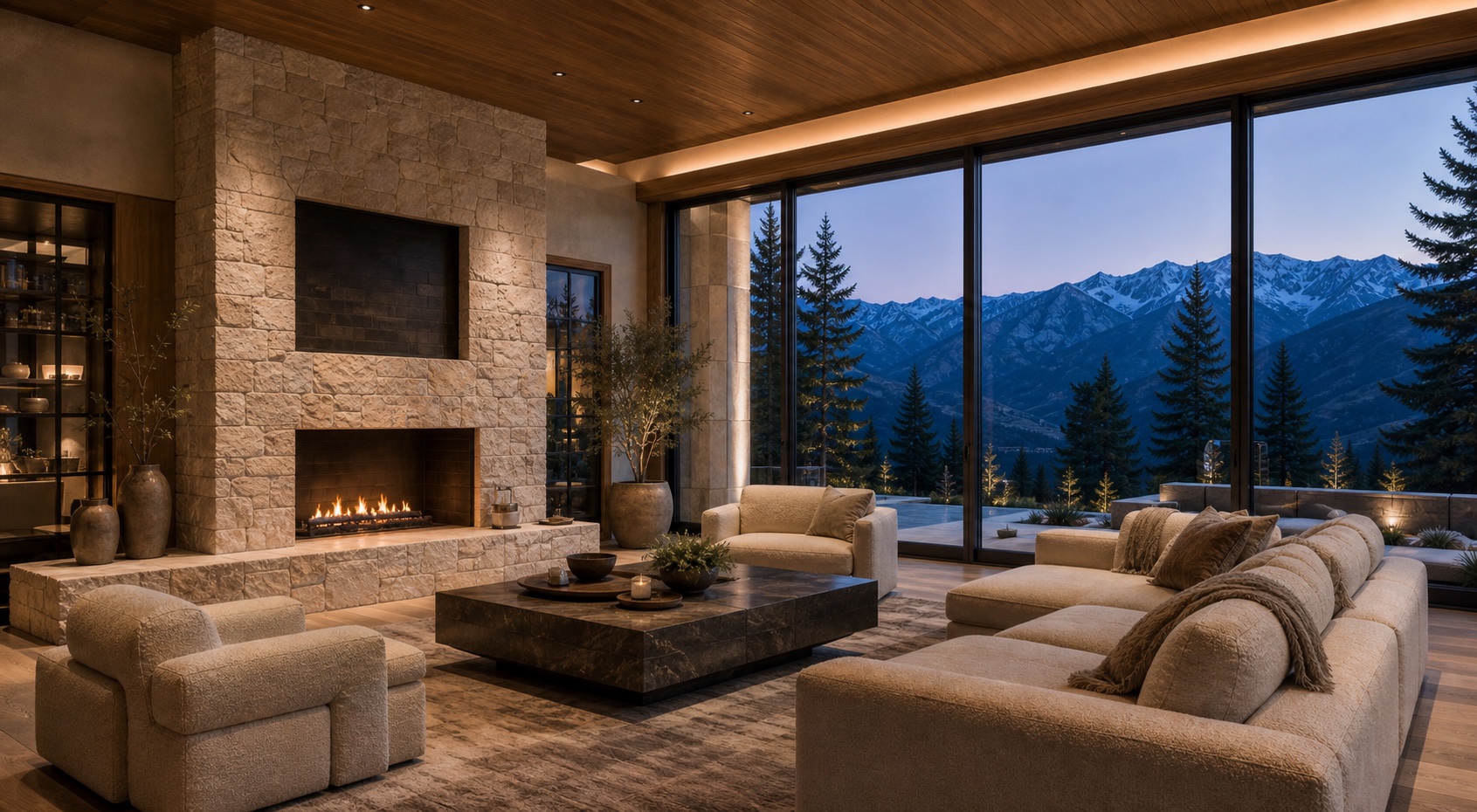 Azure House private residence interior